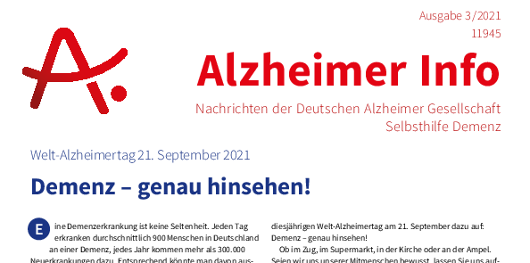 Titelbild Heft 3 Alzheimer Info