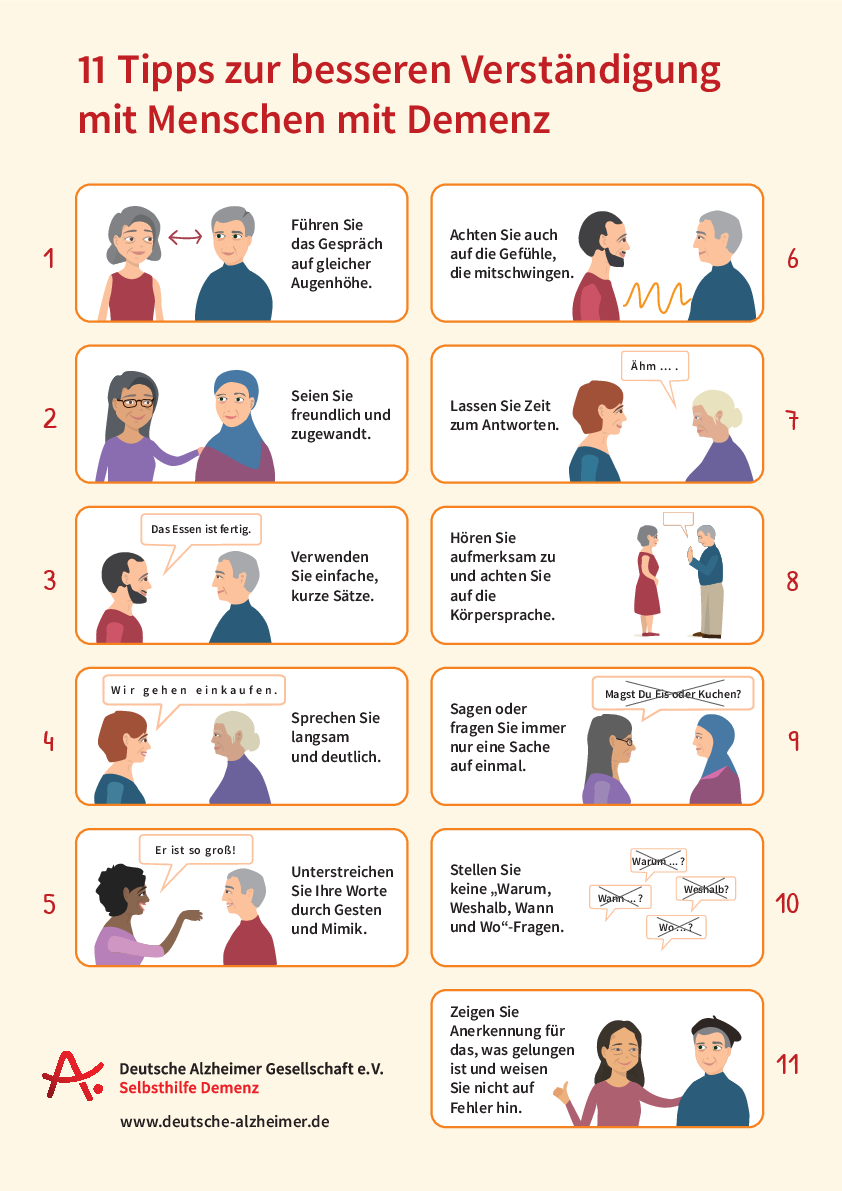 Deutsche Alzheimer Gesellschaft E V Umgang Und Kommunikation