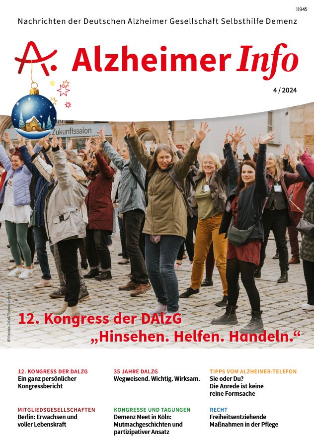 Flashmob beim Kongress der DAlzG